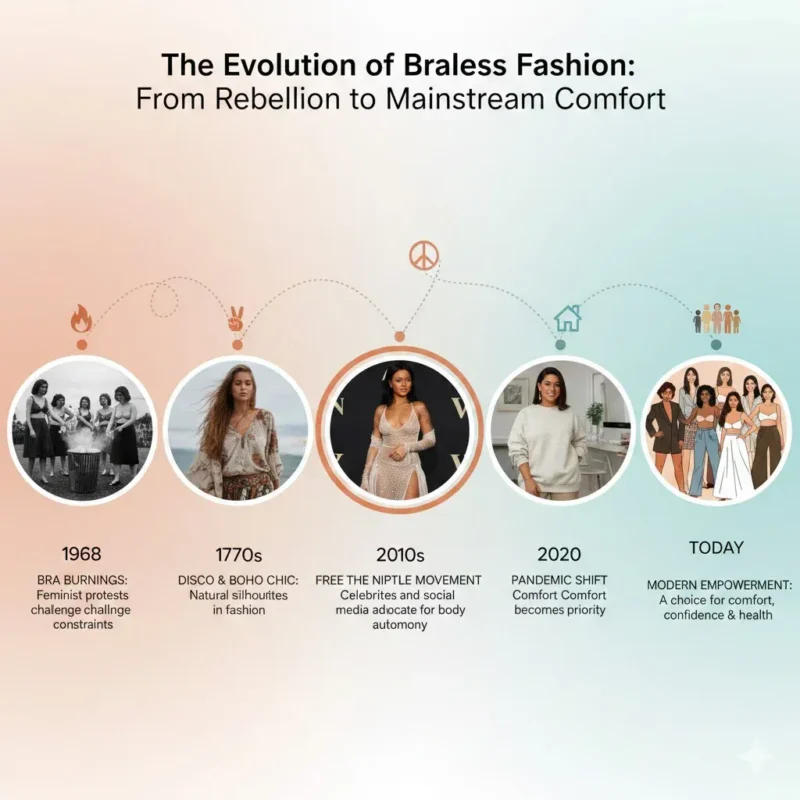 The Evolution of Braless Fashion